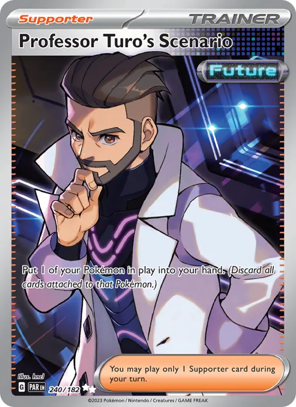 Professor Turo's Scenario, Pokémon card
