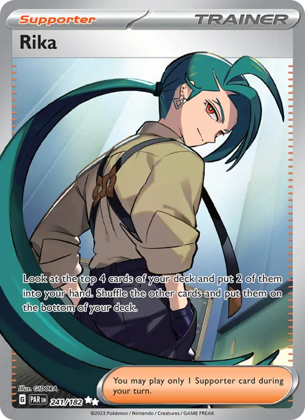 Rika, Pokémon card
