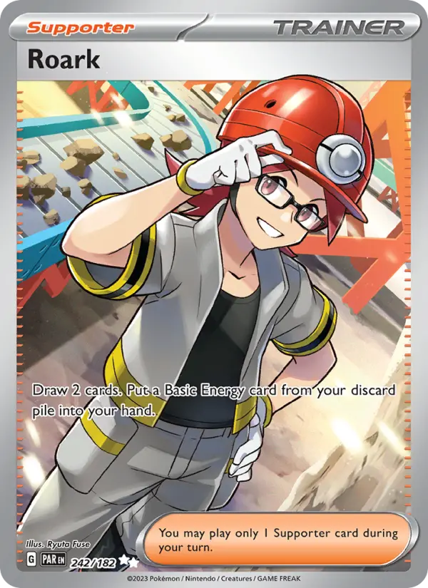 Roark, Pokémon card
