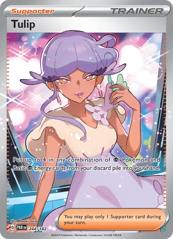 Tulip, Pokémon card