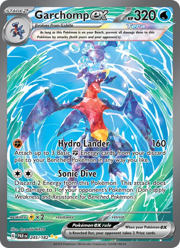 Garchomp ex, Pokémon card