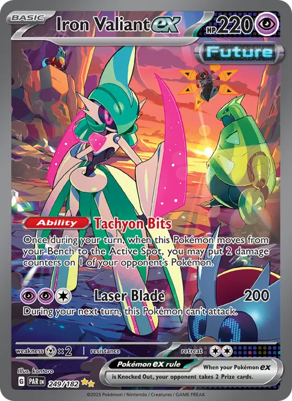 Iron Valiant ex, Pokémon card