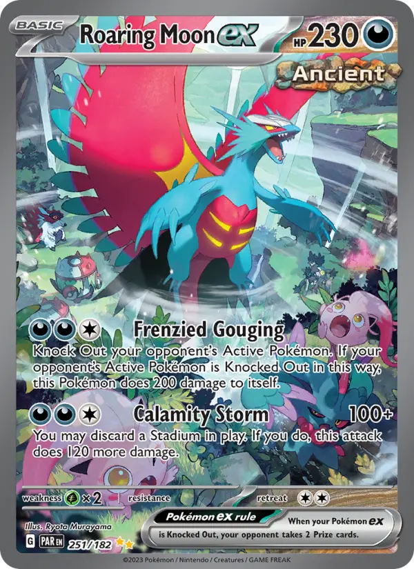 Roaring Moon ex, Pokémon card