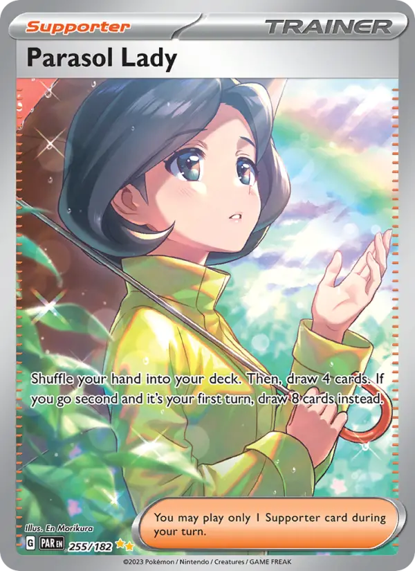 Parasol Lady, Pokémon card