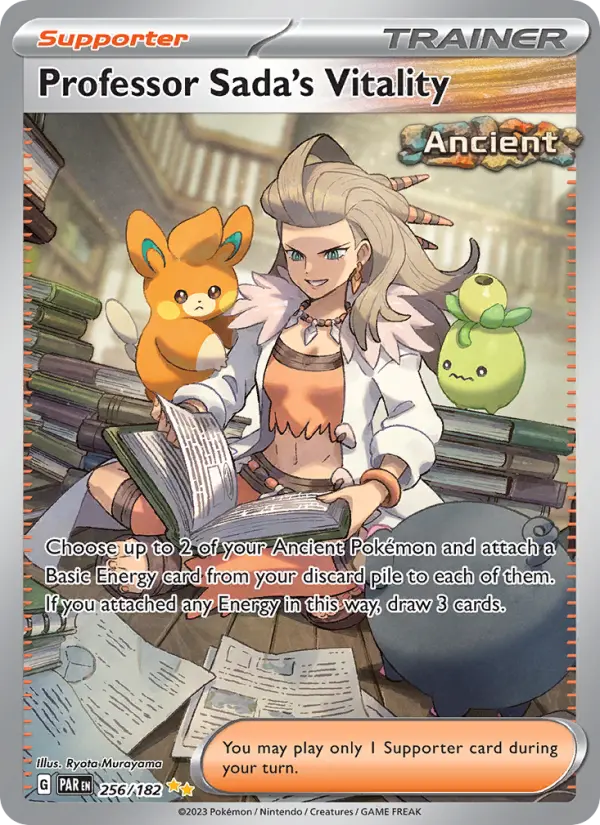 Professor Sada's Vitality, Pokémon card