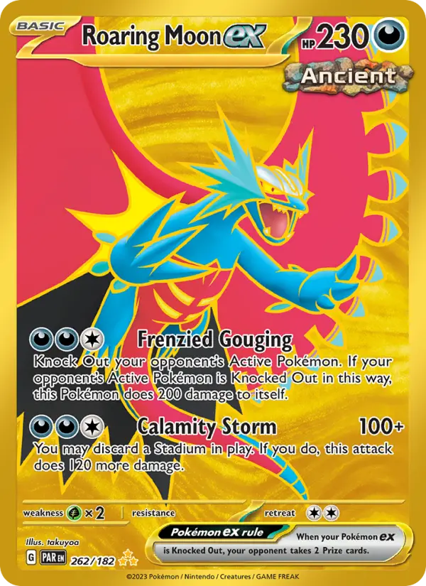 Roaring Moon ex, Pokémon card