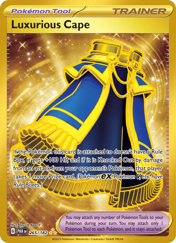 Luxurious Cape, Pokémon card