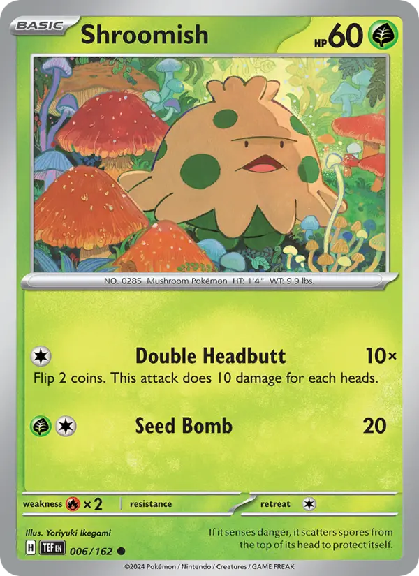 Shroomish, Pokémon card