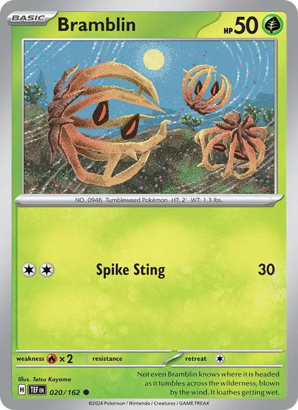 Bramblin, Pokémon card