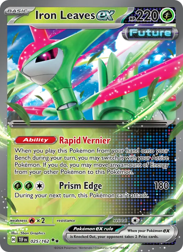 Iron Leaves ex, Pokémon card