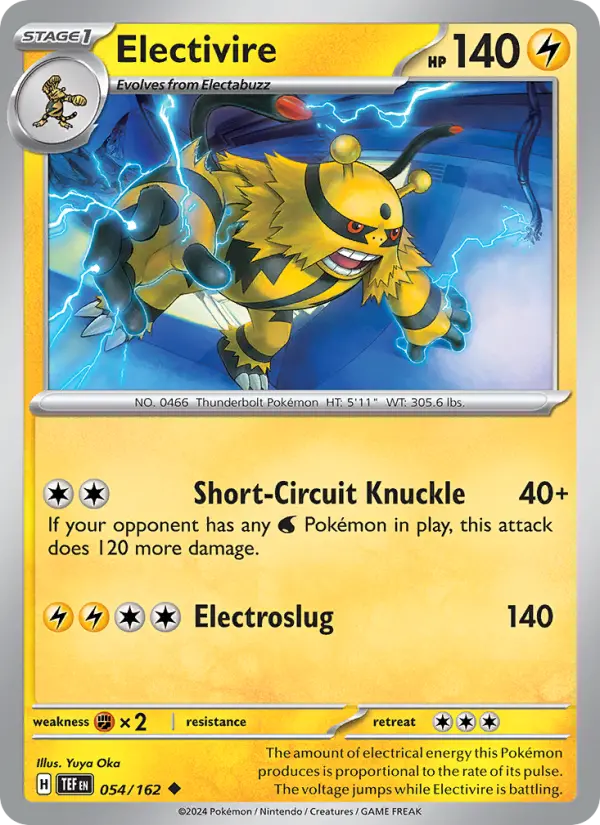 Electivire, Pokémon card