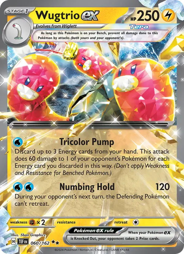 Wugtrio ex, Pokémon card