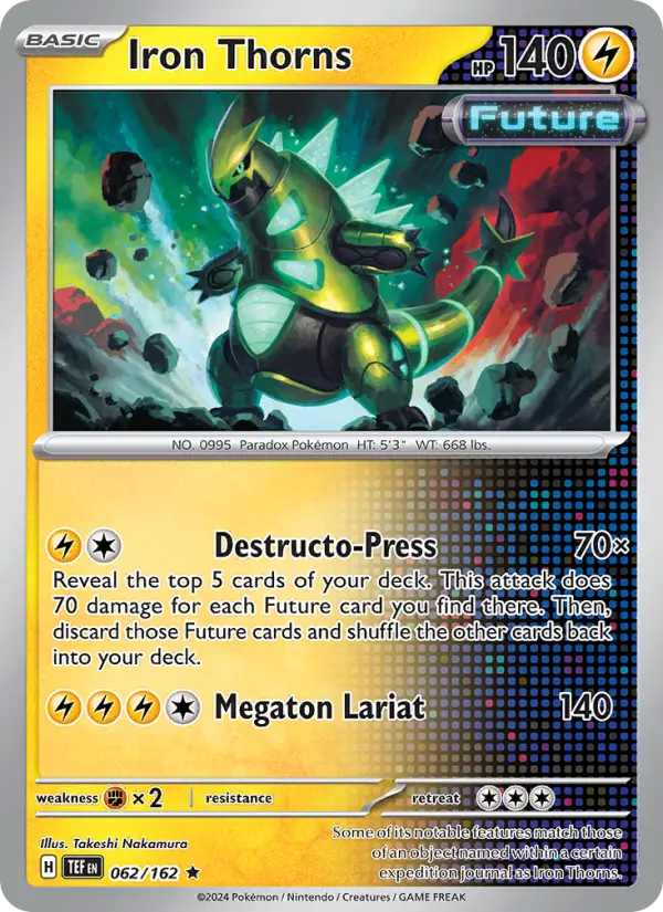Iron Thorns, Pokémon card