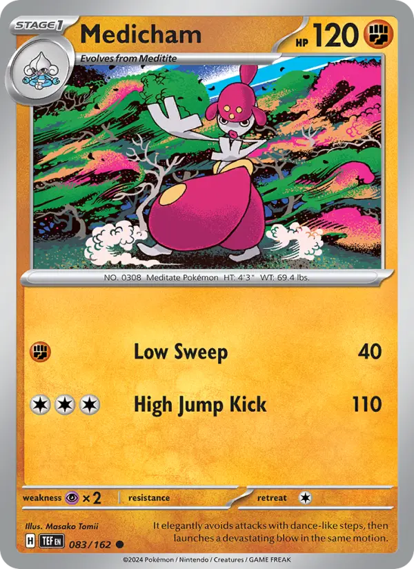 Medicham, Pokémon card