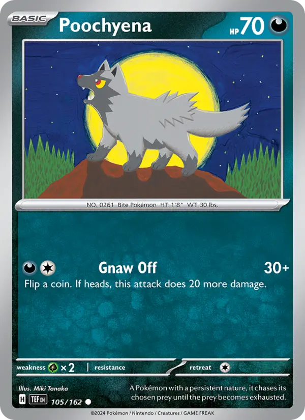 Poochyena, Pokémon card