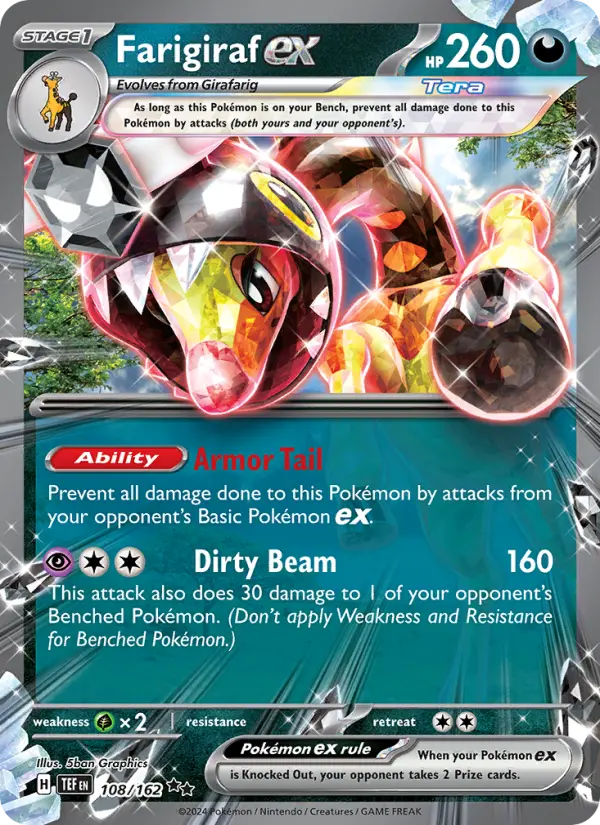 Farigiraf ex, Pokémon card