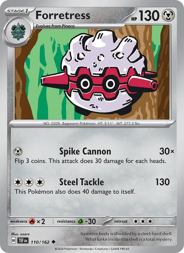 Forretress, Pokémon card