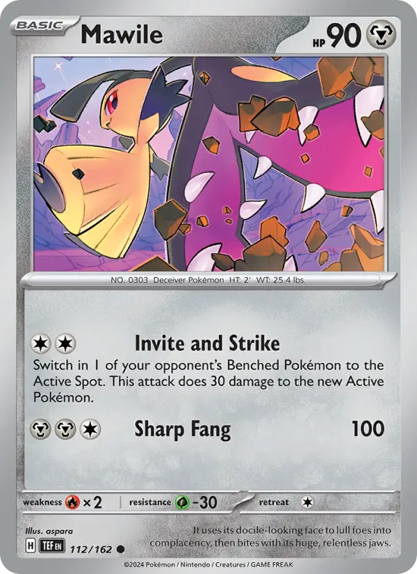 Mawile, Pokémon card
