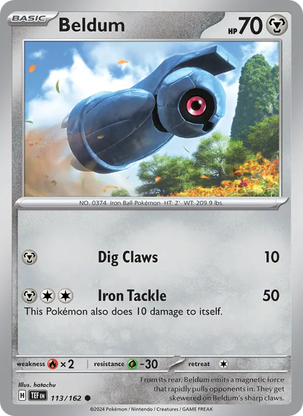 Beldum, Pokémon card