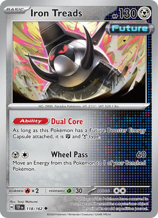 Iron Treads, Pokémon card