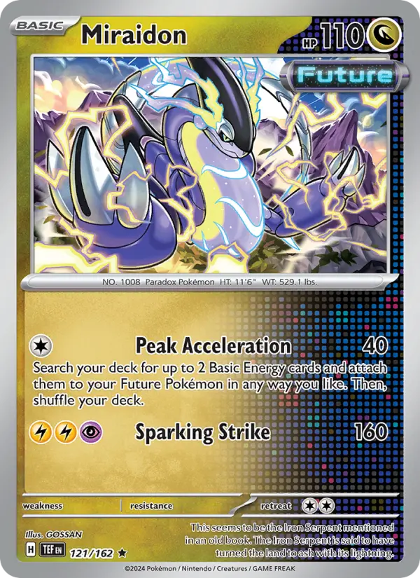 Miraidon, Pokémon card