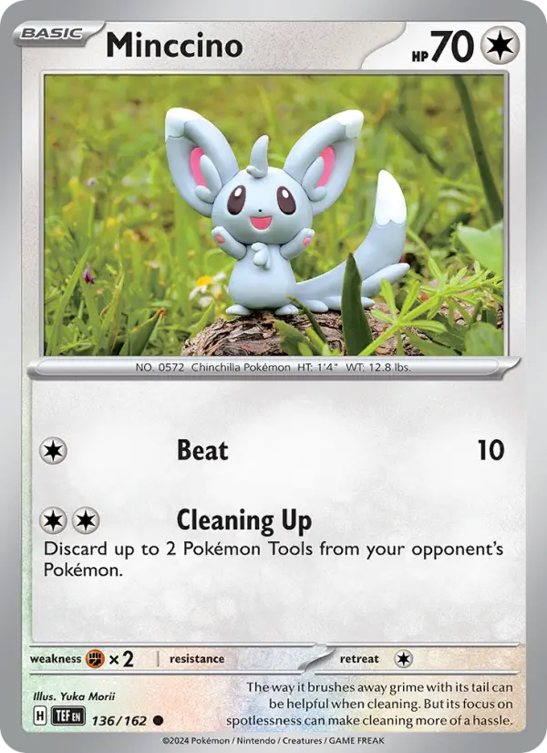 Minccino, Pokémon card