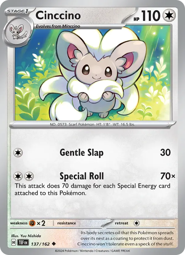 Cinccino, Pokémon card