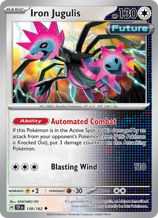 Iron Jugulis, Pokémon card