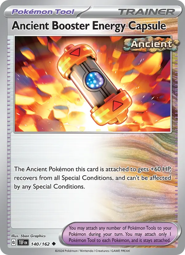 Ancient Booster Energy Capsule, Pokémon card