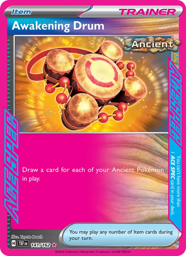 Awakening Drum, Pokémon card