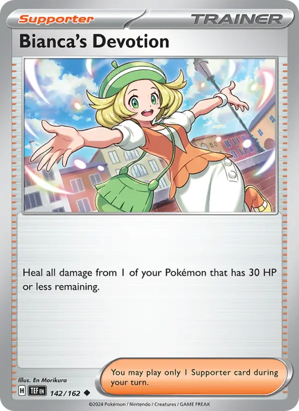 Bianca's Devotion, Pokémon card