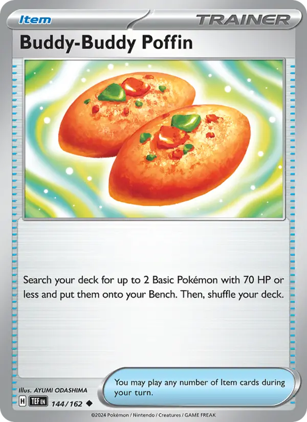 Buddy-Buddy Poffin, Pokémon card