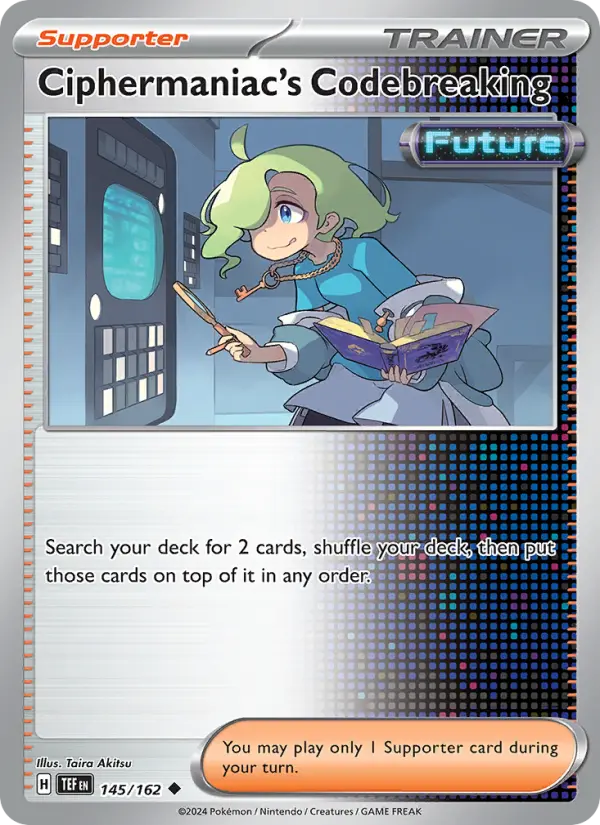 Ciphermaniac's Codebreaking, Pokémon card