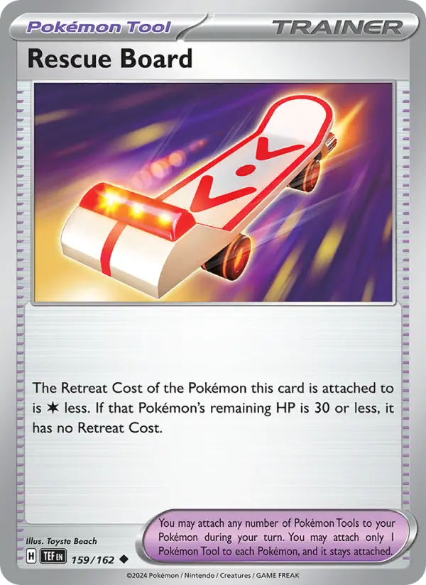 Rescue Board, Pokémon card