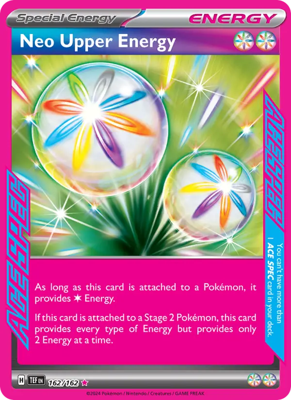 Neo Upper Energy, Pokémon card