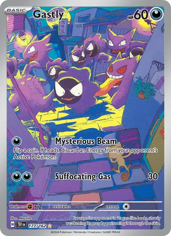 Gastly, Pokémon card