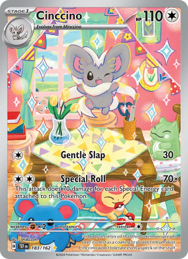 Cinccino, Pokémon card