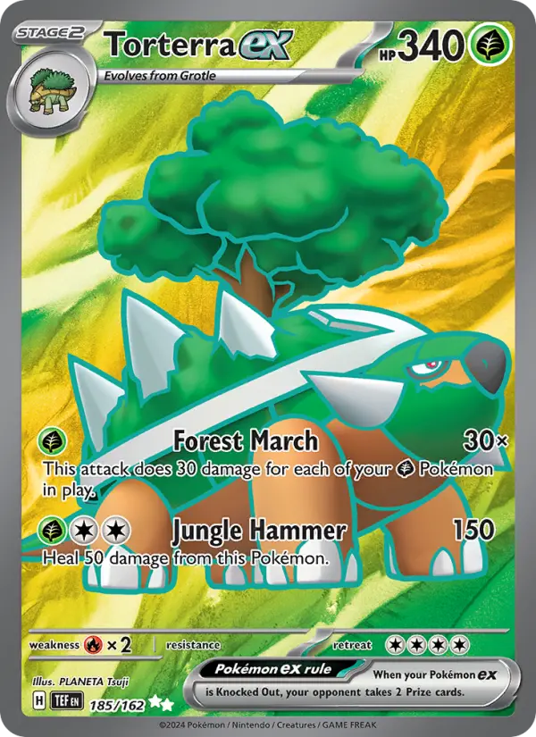 Torterra ex, Pokémon card