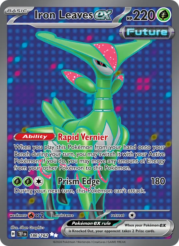 Iron Leaves ex, Pokémon card
