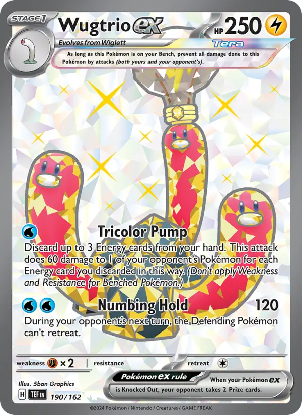 Wugtrio ex, Pokémon card