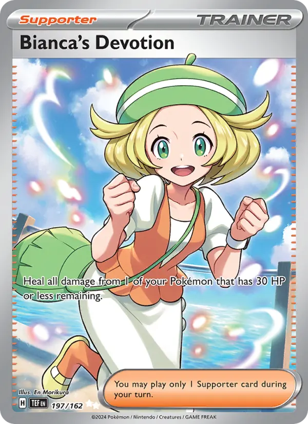 Bianca's Devotion, Pokémon card
