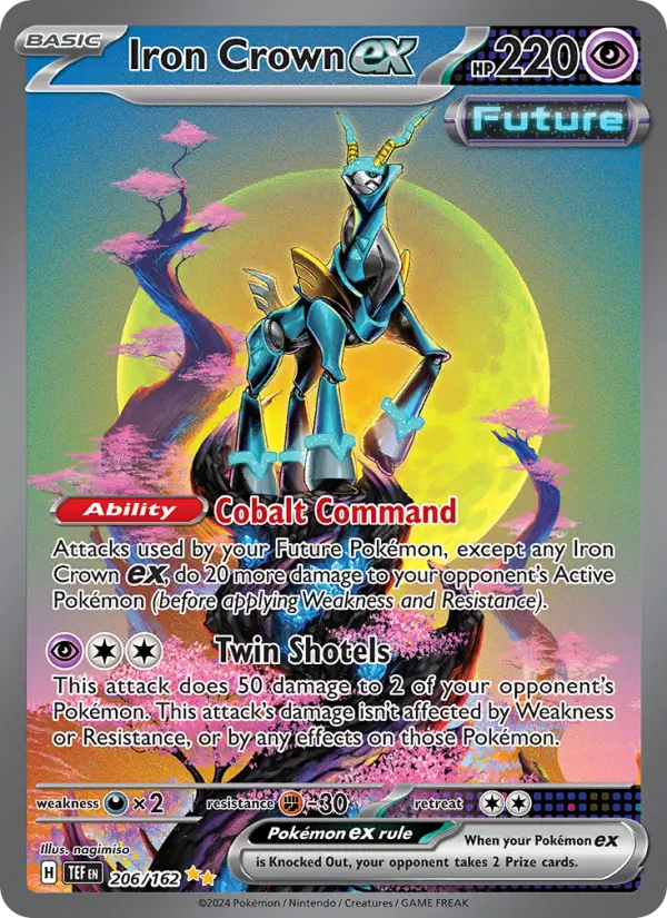 Iron Crown ex, Pokémon card