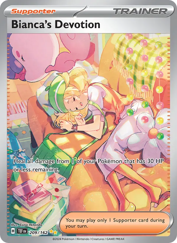 Bianca's Devotion, Pokémon card