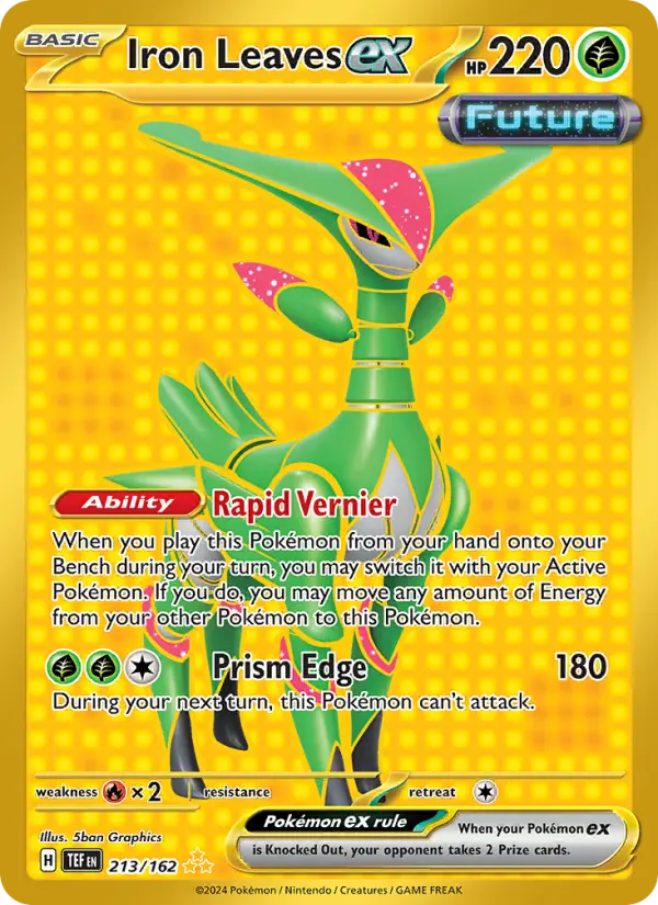 Iron Leaves ex, Pokémon card