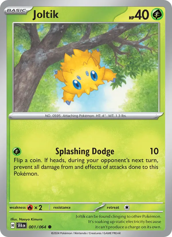 Joltik, Pokémon card