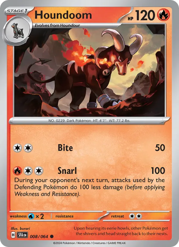 Houndoom, Pokémon card