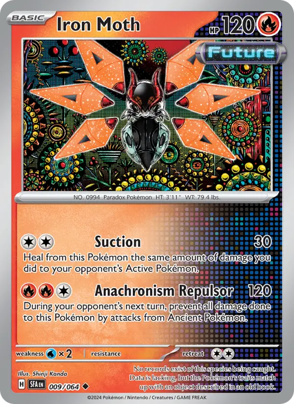 Iron Moth, Pokémon card