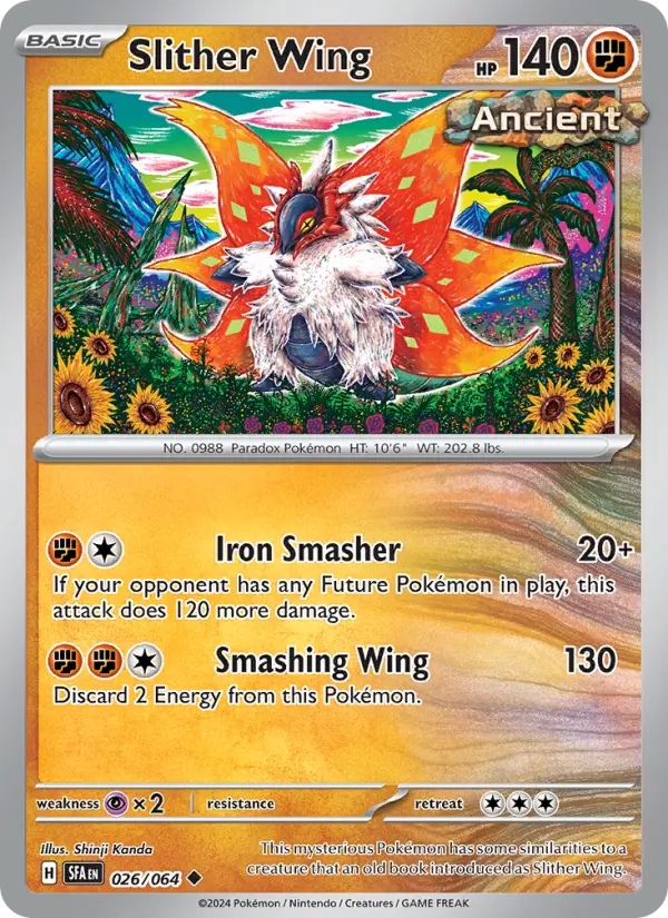 Slither Wing, Pokémon card