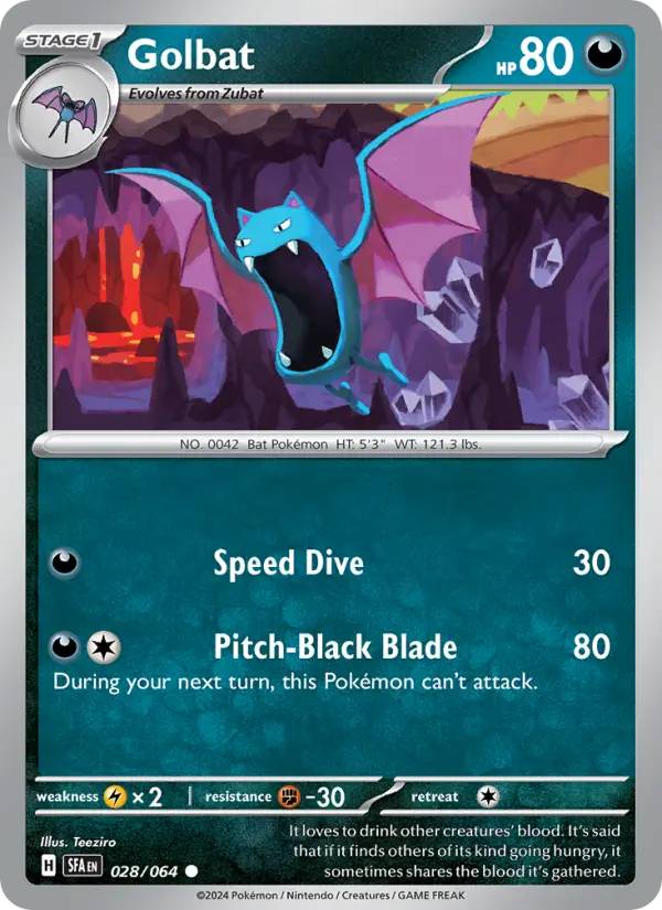 Golbat, Pokémon card