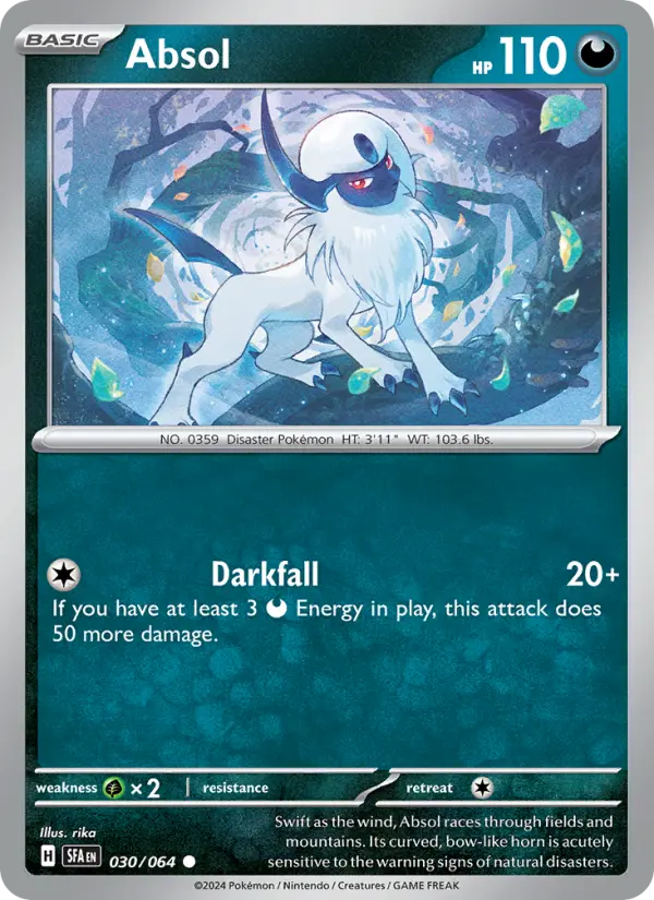 Absol, Pokémon card